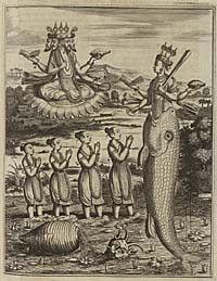 Coenrat Decker, Vishnus erste Herabkunft, 1672