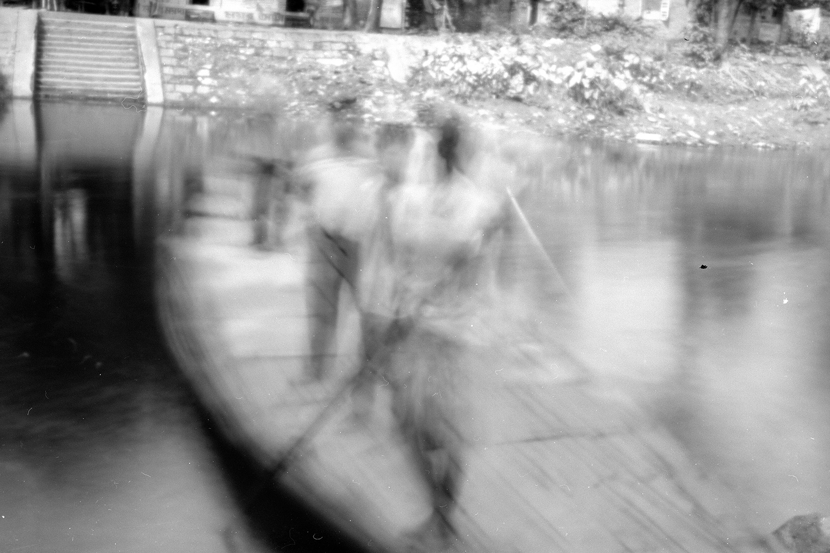 Tolly Canal beim Kalighat Kali Temple, Kalkutta. Foto: Samuel Schütz