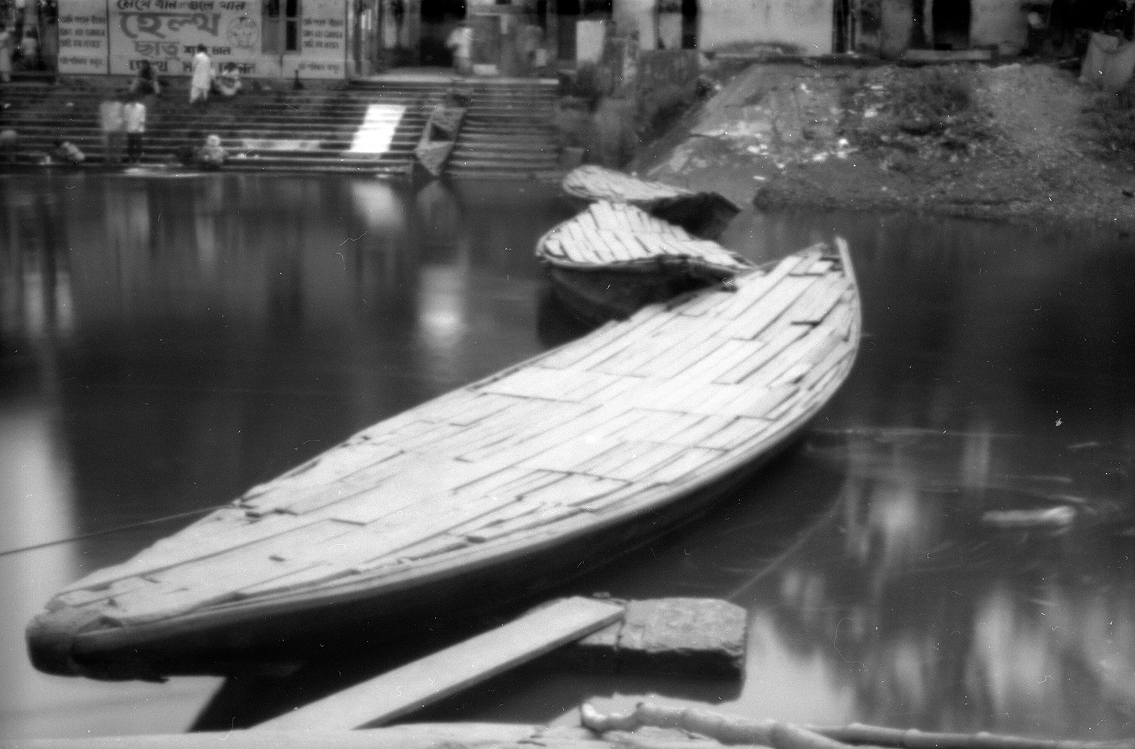 Tolly Canal beim Kalighat Kali Temple, Kalkutta. Foto: Samuel Schütz