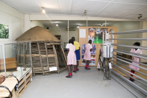 Milchausstellung im Uganda Museum