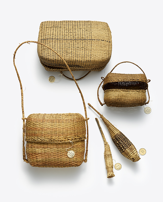 Woven bags and baskets