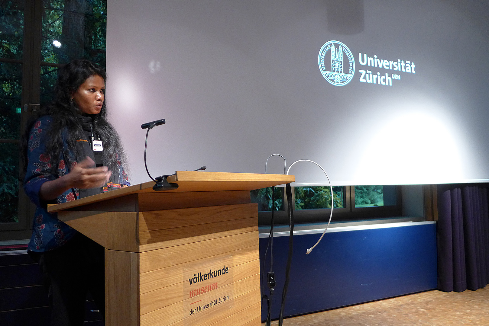 Ruby Hembrom during the lecture
